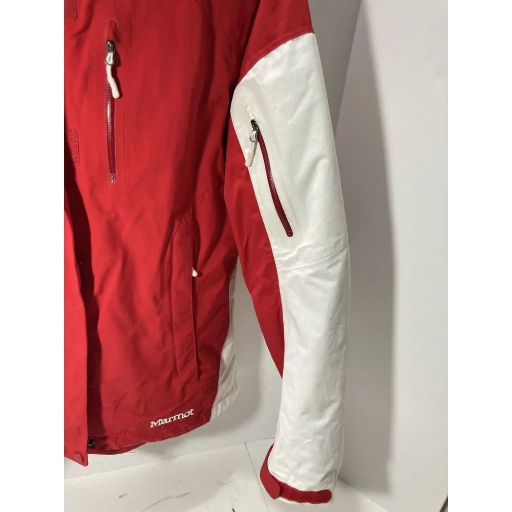 Marmot Ski Jacket Women’s Medium Red/White Medium - Picture 4 of 12
